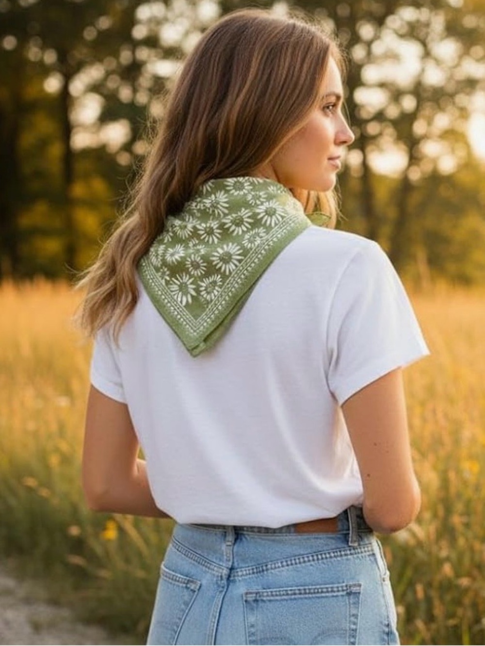 Boho Floral Bandanas
